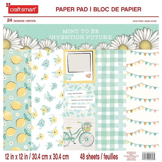 Goede Shop for the Mint to Be Paper Pad by Craft Smart®, 12